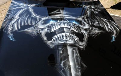 The Iceman Funny Car body