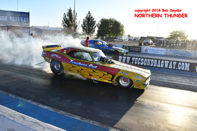 Steven Densham (near lane) vs Matt Bynum (far lane)