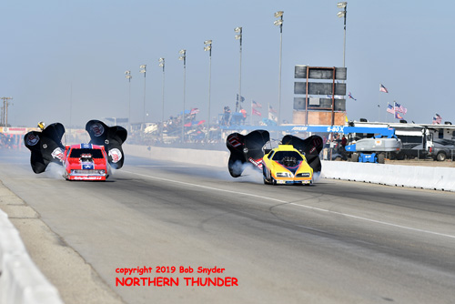Jerry Espeseth - 'Rolling Thunder 2.0' (left) - Jeff Arend - 'California Hustler' (right)