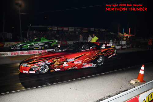 (near lane) Ken Singleton - 'High Risk' vs (far lane) Jeff Krug - 'Obsession'